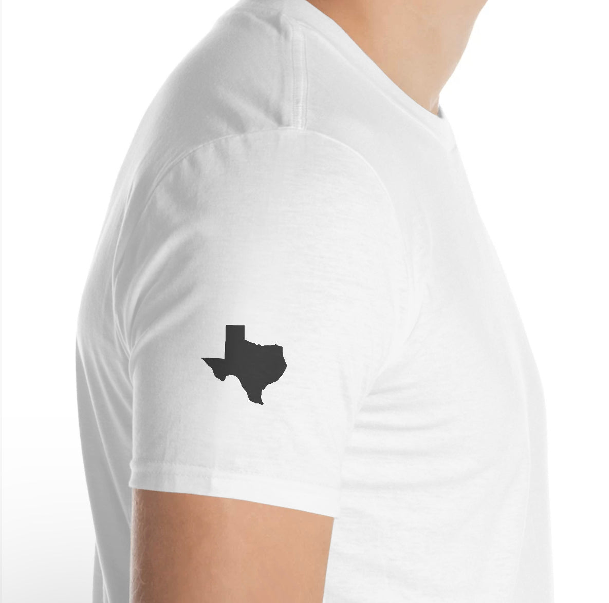 Texas Longhorn Graphic Tee | Orange Border | Cotton Short Sleeve