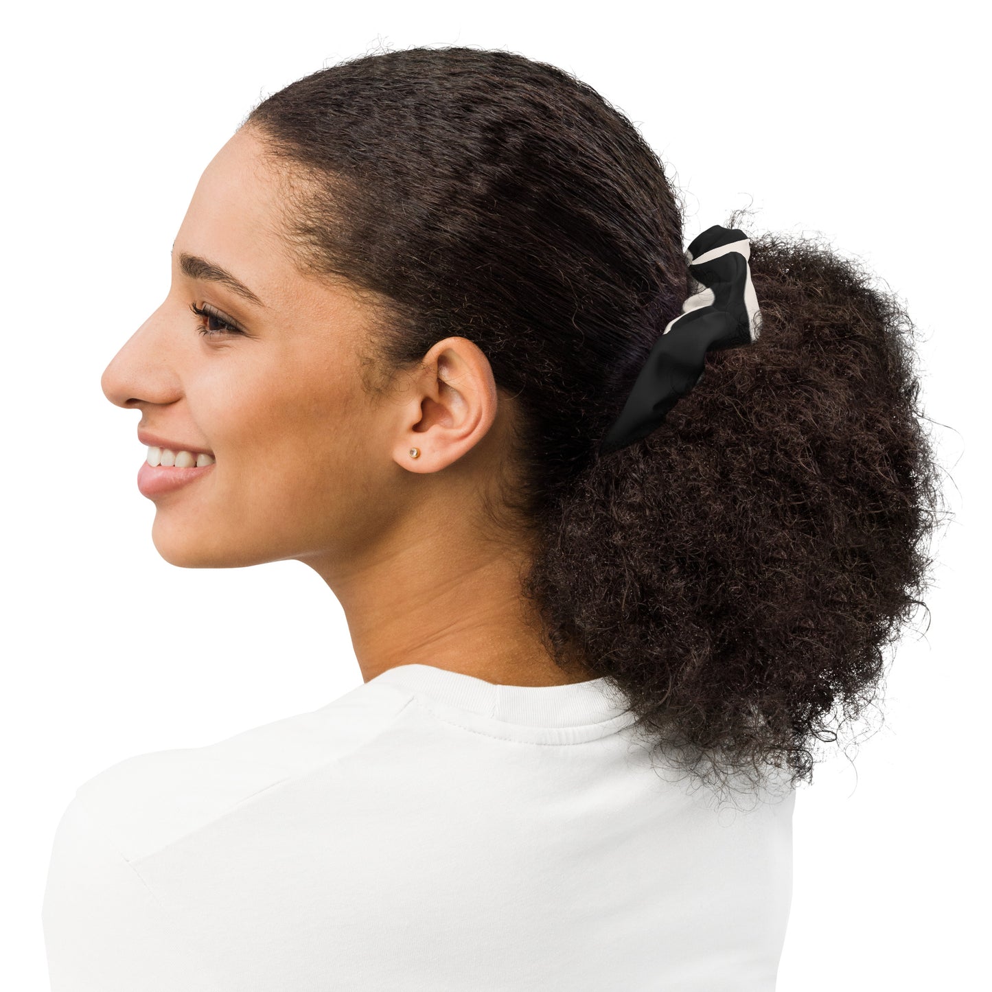 Panda Hair Tie Scrunchie | Black & White