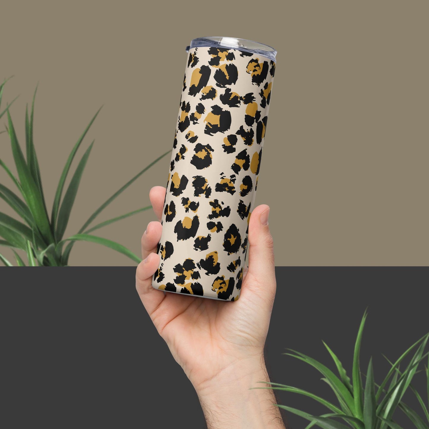 Leopard Print Tumbler Cup | Stainless Steel