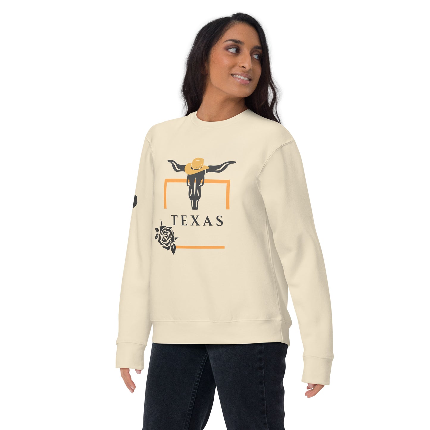 Texas Rose Graphic Sweatshirt | Long Sleeve