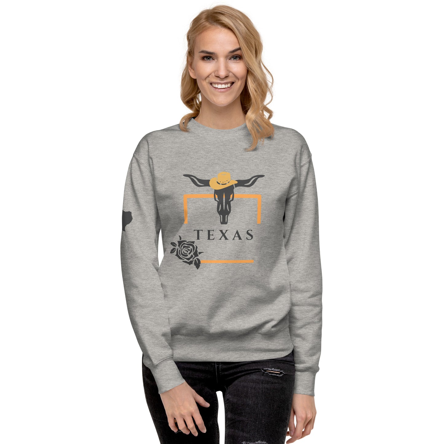 Texas Rose Graphic Sweatshirt | Long Sleeve