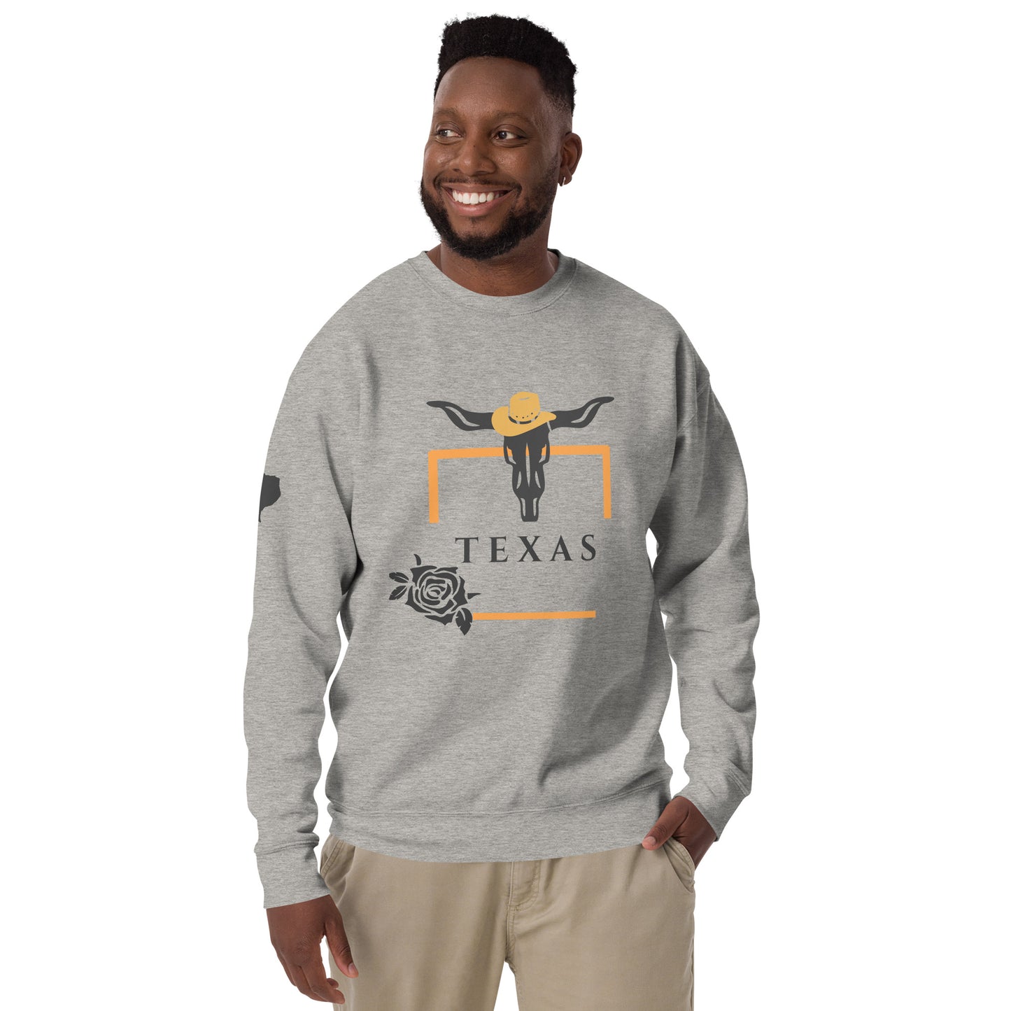Texas Rose Graphic Sweatshirt | Long Sleeve