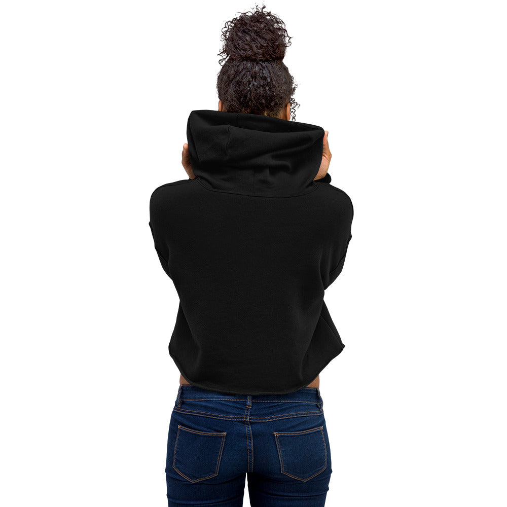 Dreamers Cropped Hoodie - Butterfly Graphic Sweatshirt